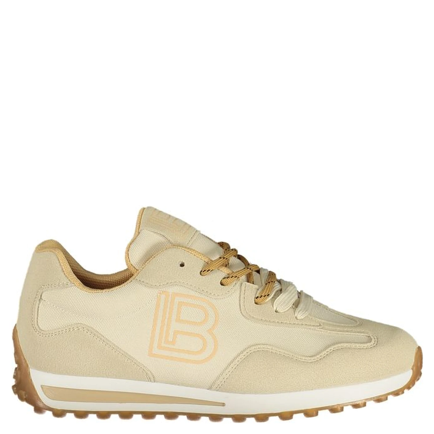 Beige Polyurethane Women Sneaker