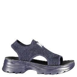 Blue Polyurethane Women Sandal