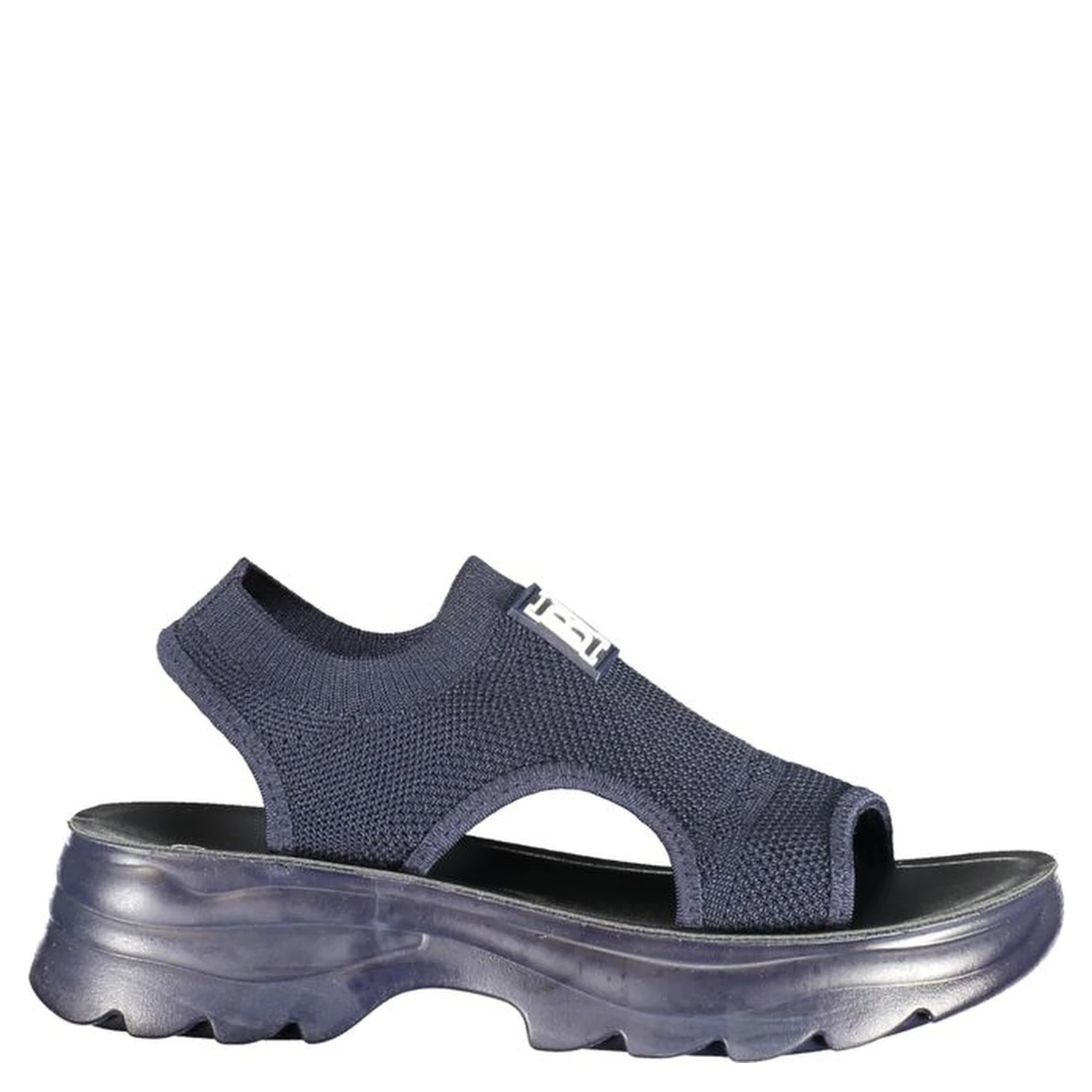 Blue Polyurethane Women Sandal
