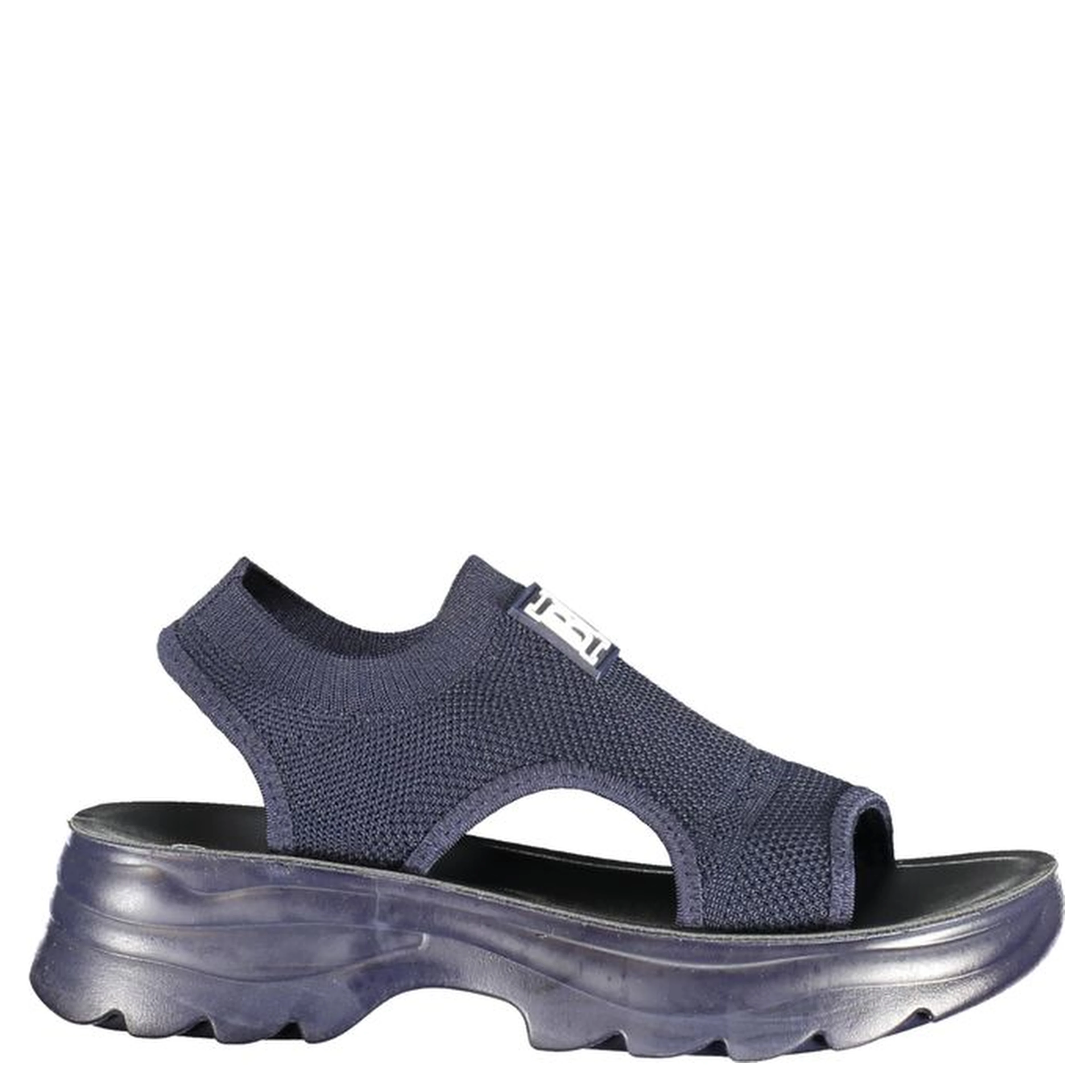 Blue Polyurethane Women Sandal