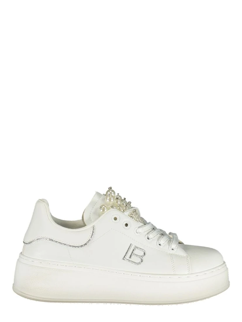 Bianco Polyurethane Women Sneaker