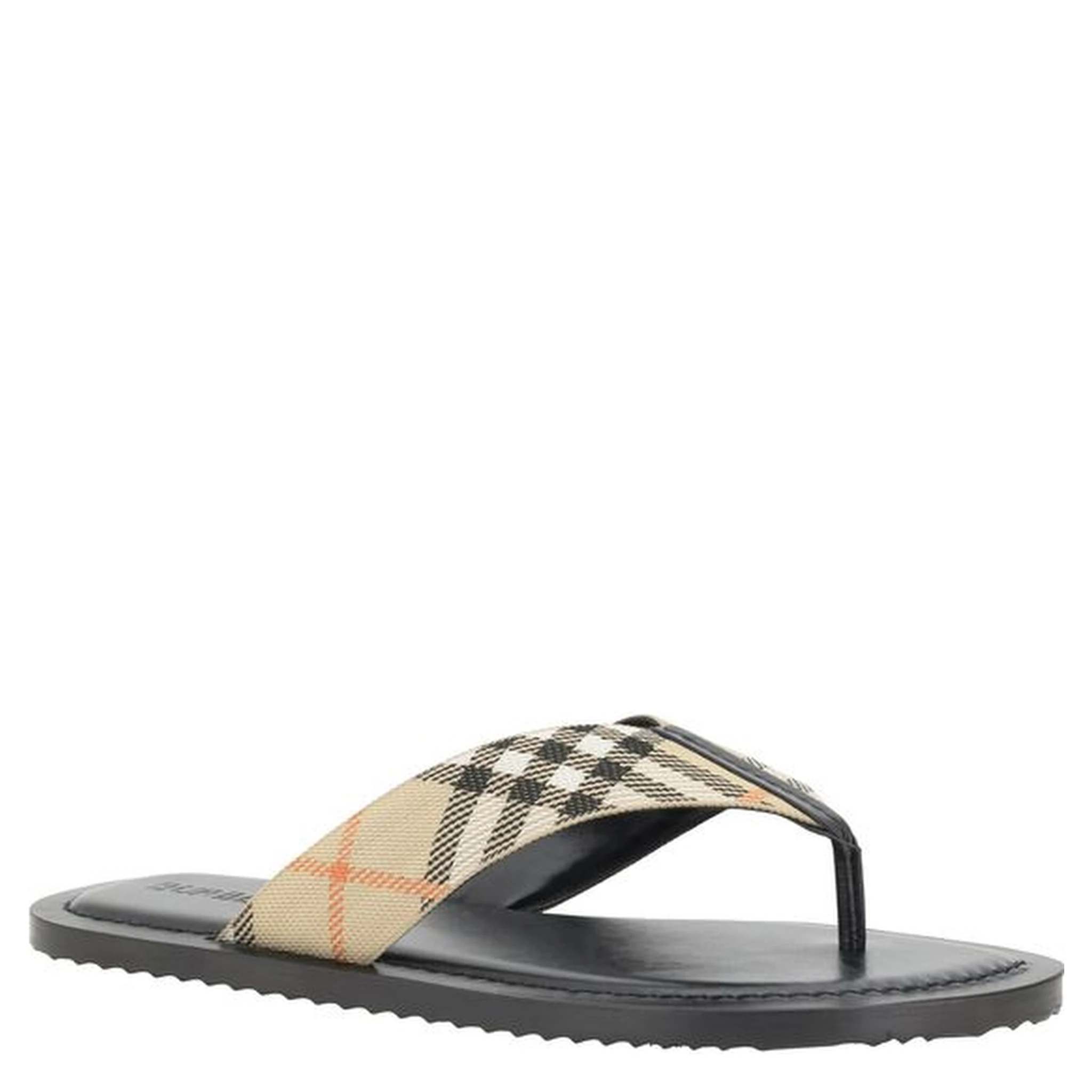 Multicolor Polyester Flip-Flop Sandals