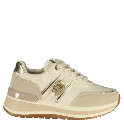 Beige Polyurethane Women Sneaker