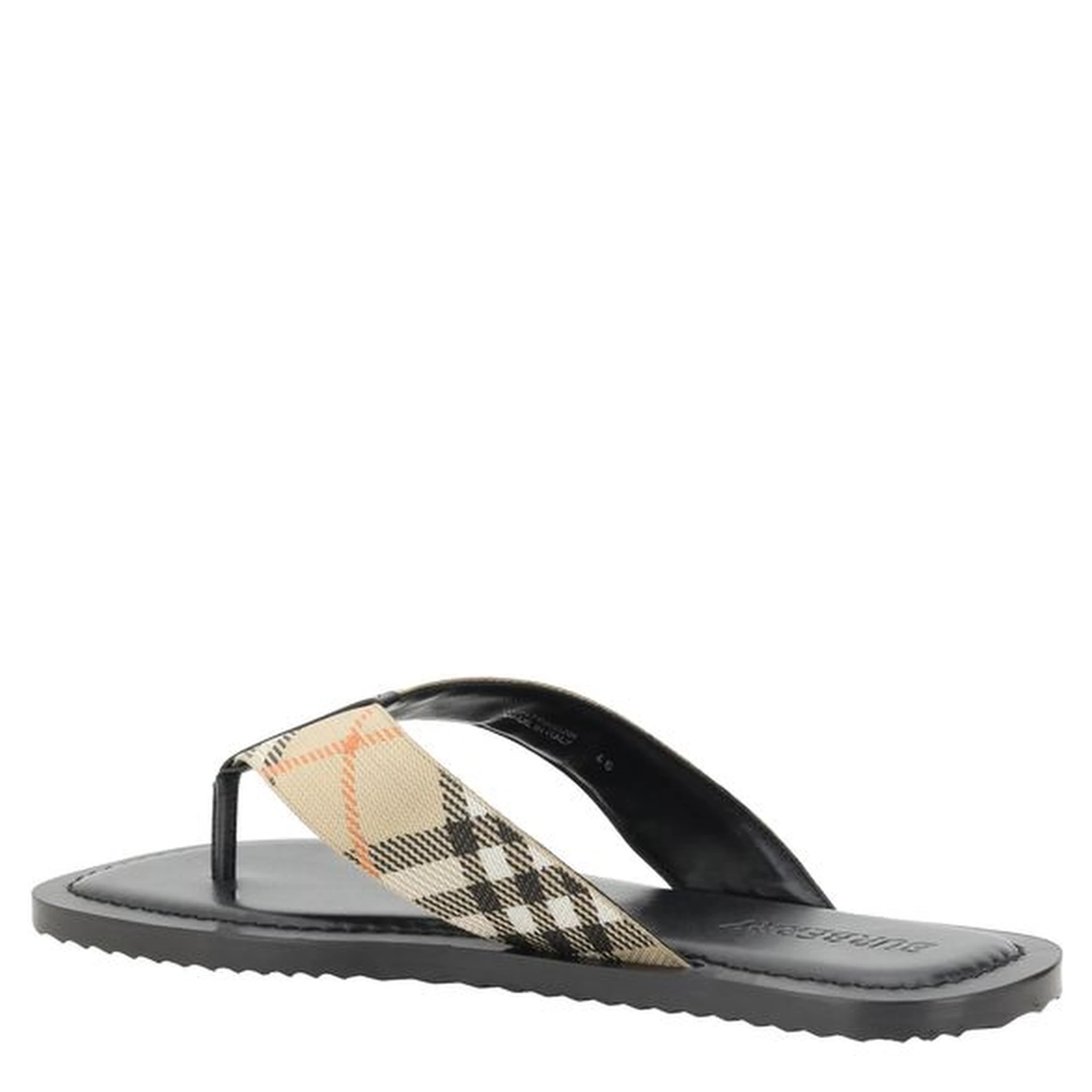 Multicolor Polyester Flip-Flop Sandals