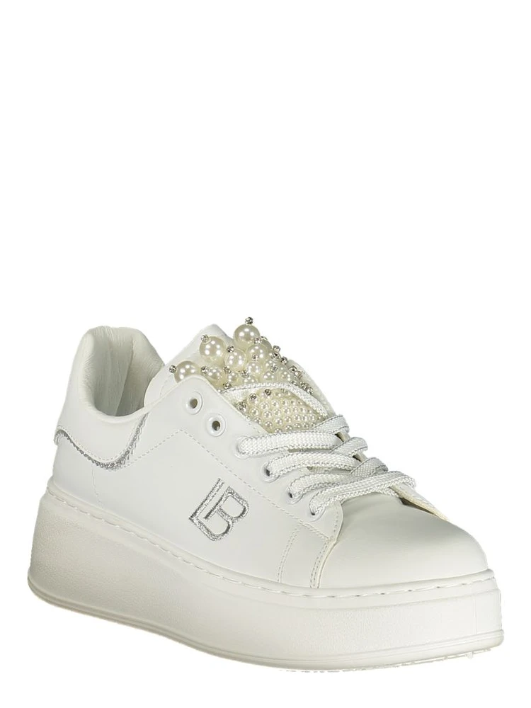 Bianco Polyurethane Women Sneaker alternative