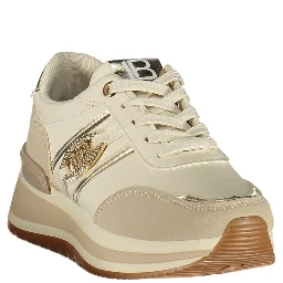 Beige Polyurethane Women Sneaker