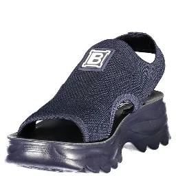 Blue Polyurethane Women Sandal
