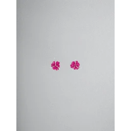 Fuchsia Fibres Earrings