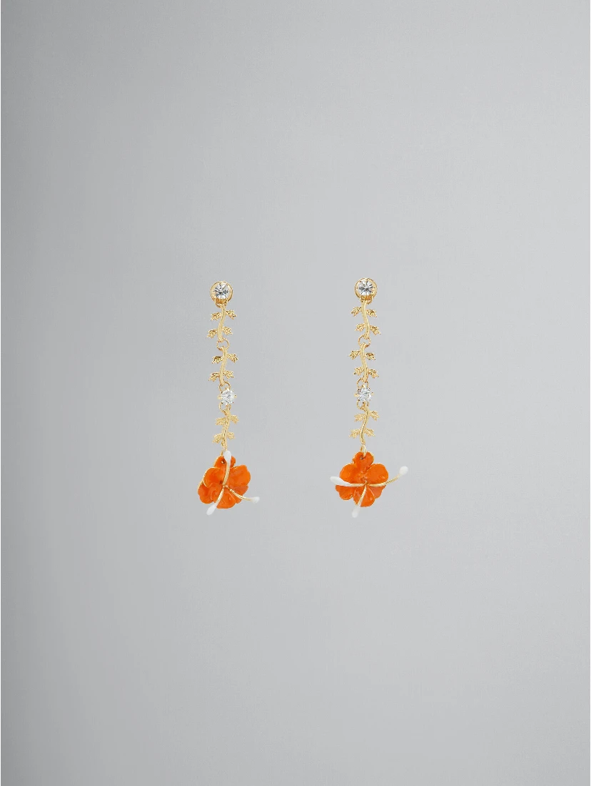 Pink Fibres Earrings