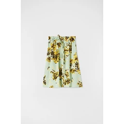 Green Fibres Long Skirt