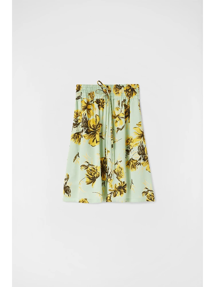 Green Fibres Long Skirt