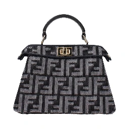 Black Fabric Handbag