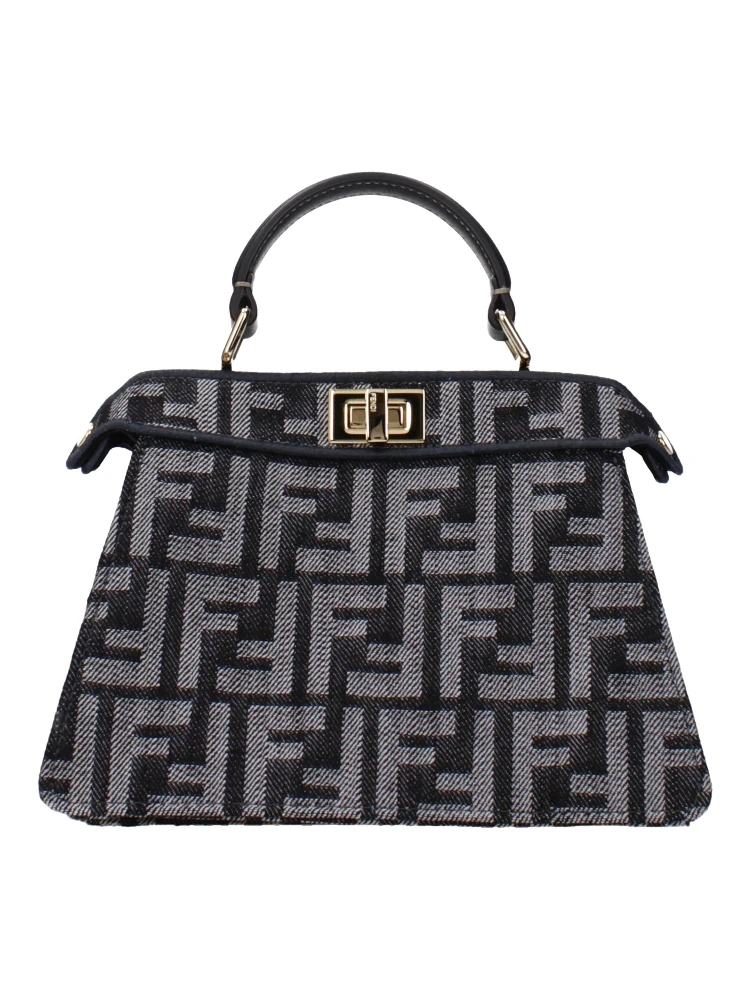 Black Fabric Handbag