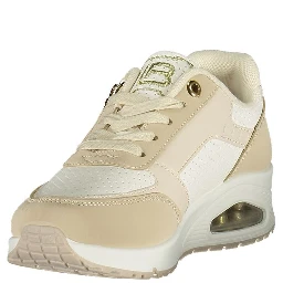 Beige Polyurethane Women Sneaker