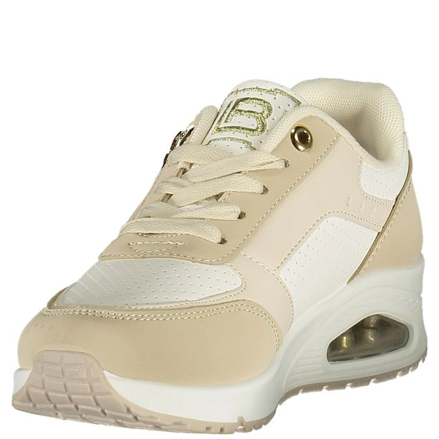 Beige Polyurethane Women Sneaker