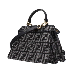 Black Fabric Handbag