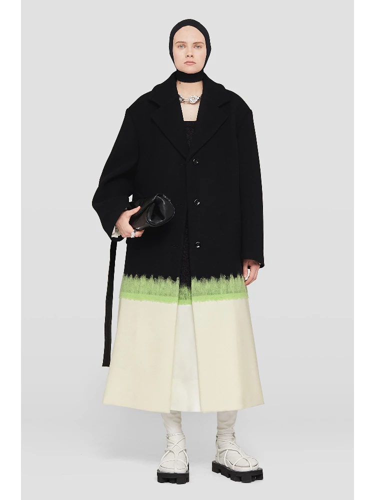 Black Fibres Coat alternative