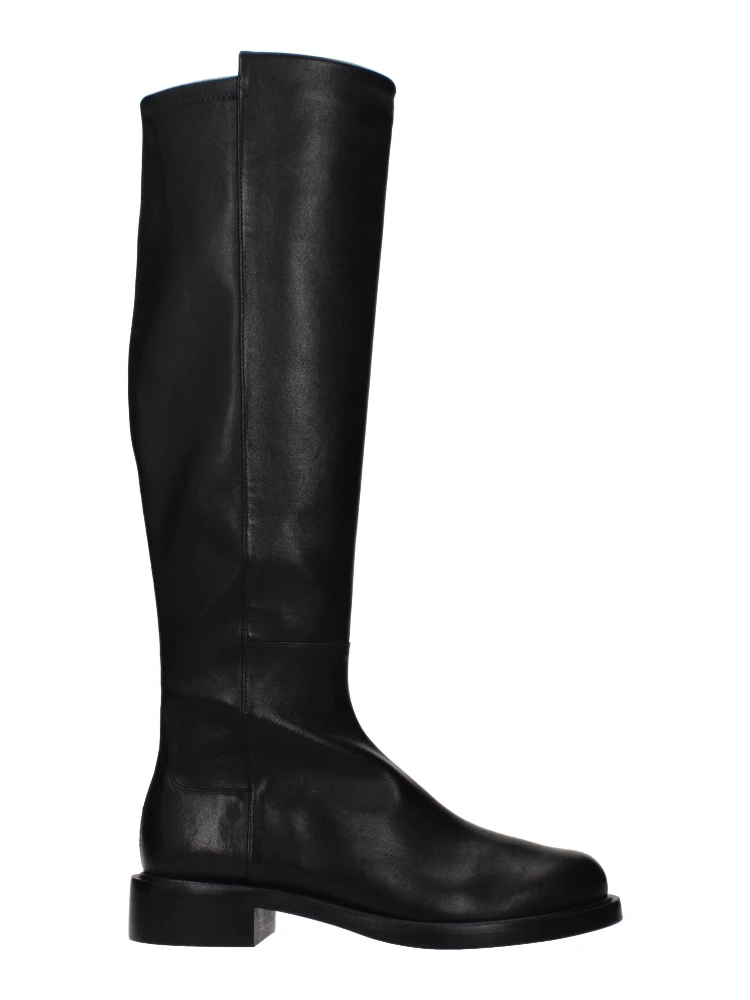 Black Leather Over The Knee