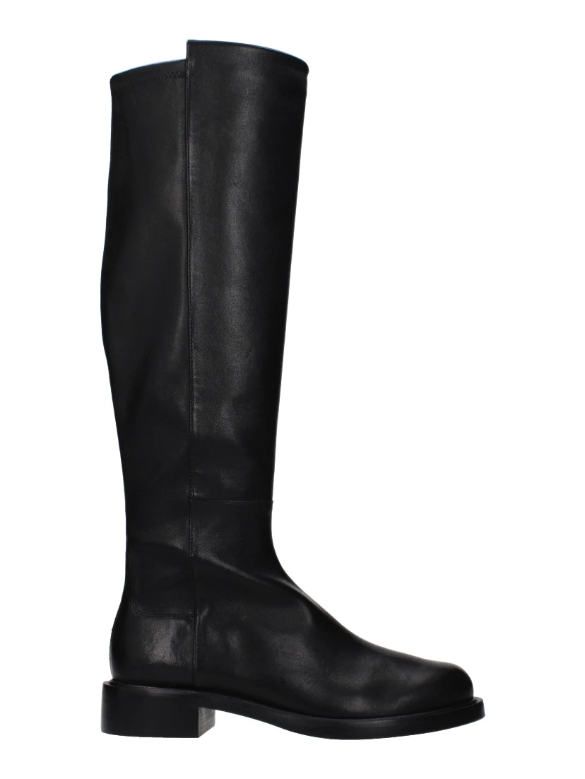 Black Leather Over The Knee