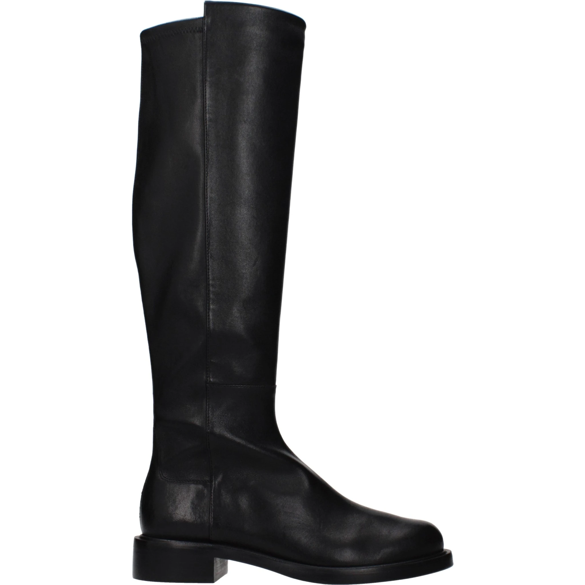 Black Leather Over The Knee