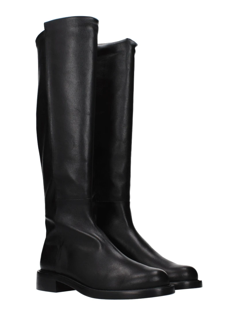 Black Leather Over The Knee