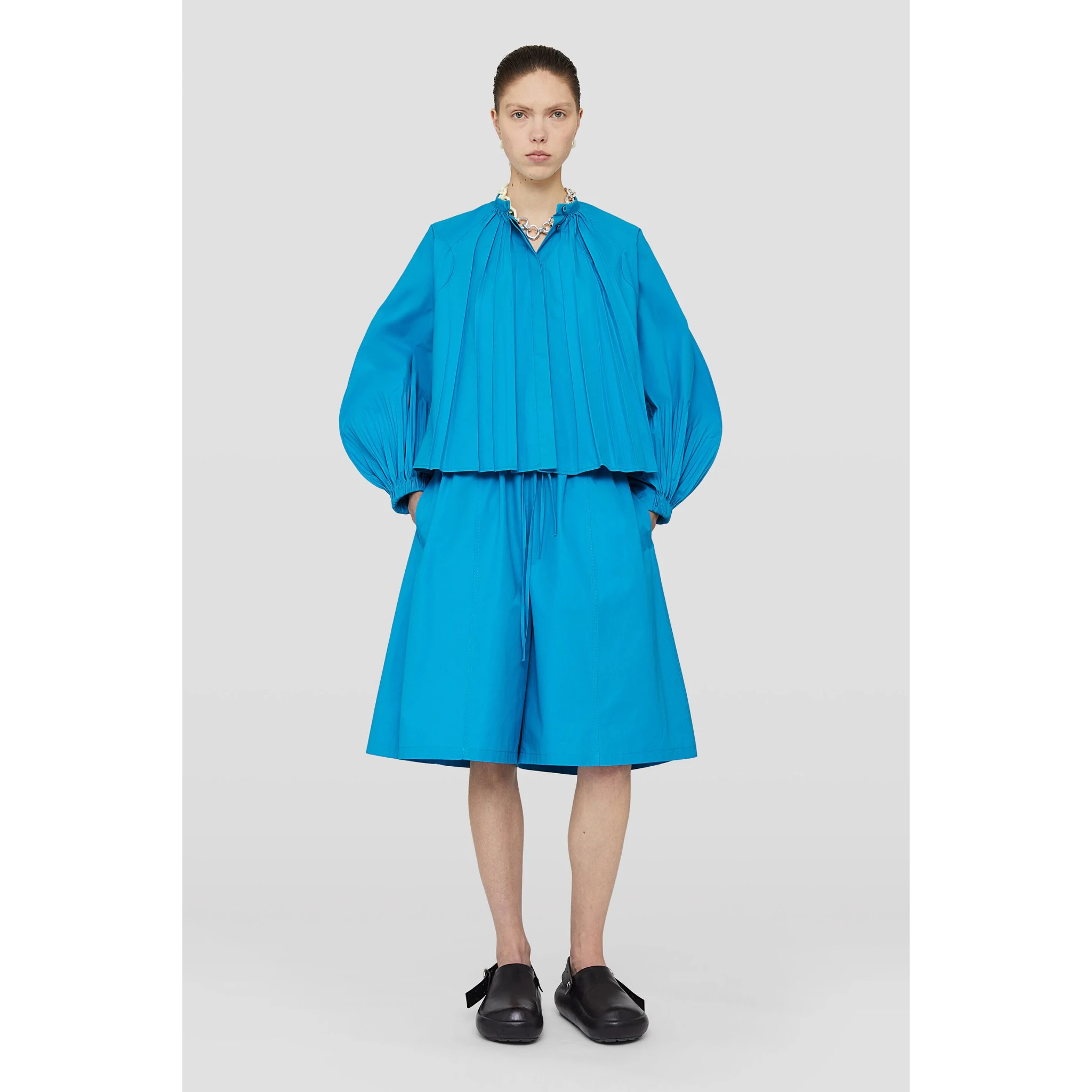 Blue Fibres Bermuda Shorts