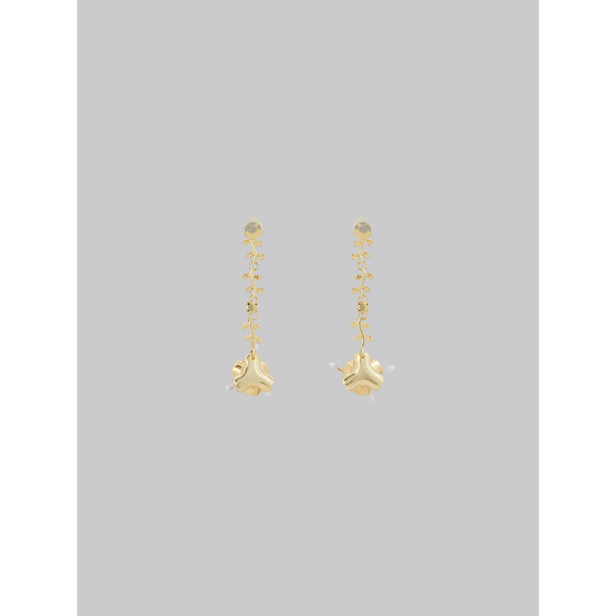 Pink Fibres Earrings