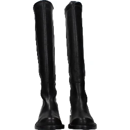 Black Leather Over The Knee