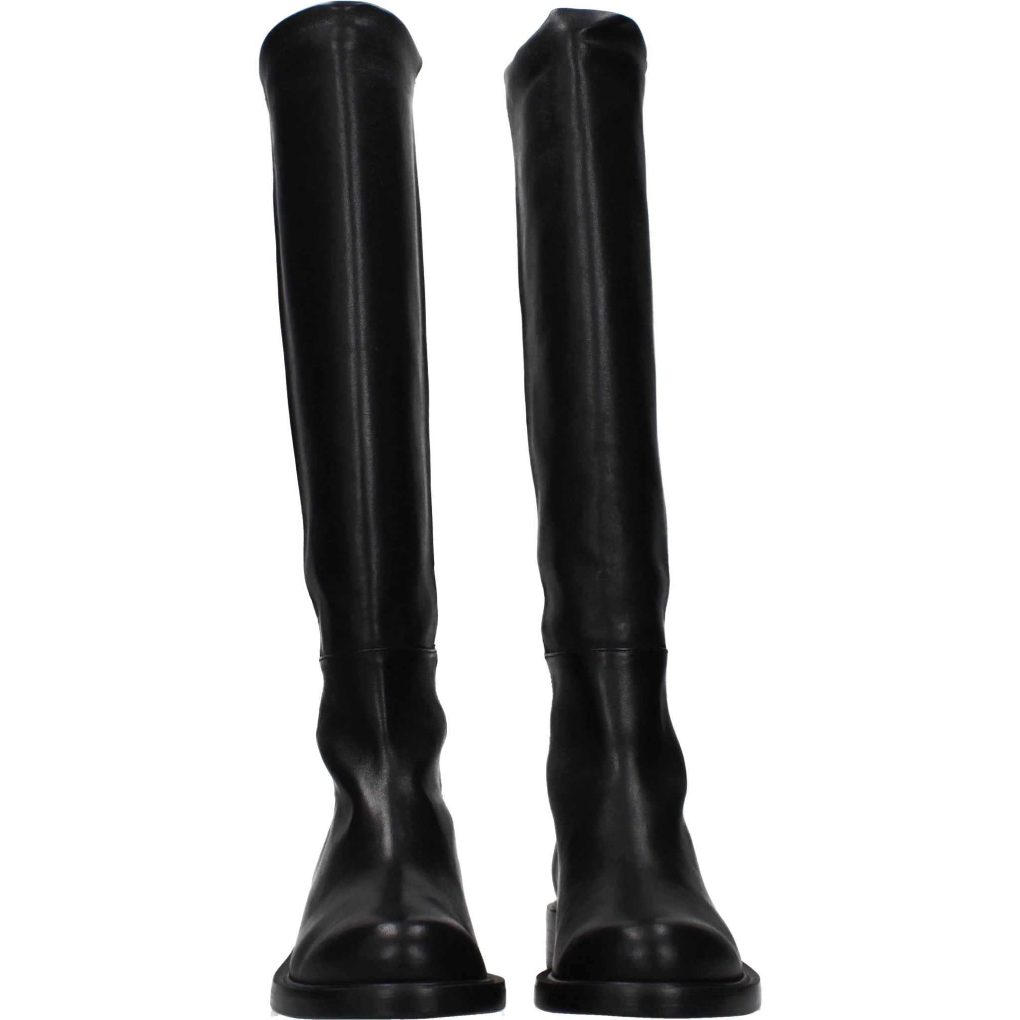 Black Leather Over The Knee