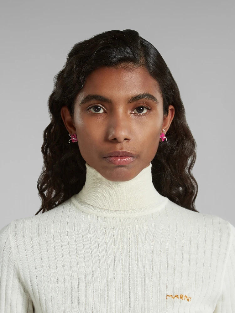 Fuchsia Fibres Earrings alternative