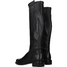 Black Leather Over The Knee