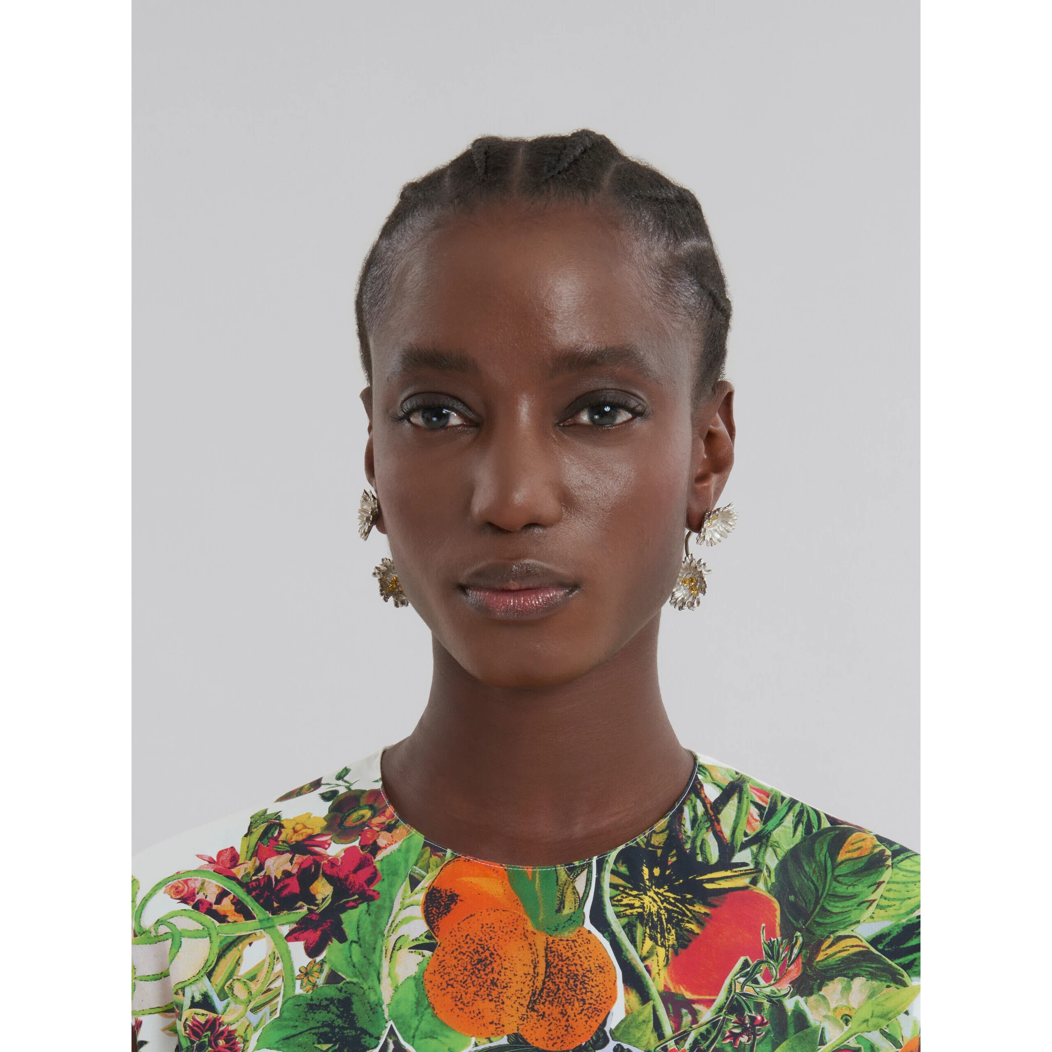 Yellow Fibres Earrings