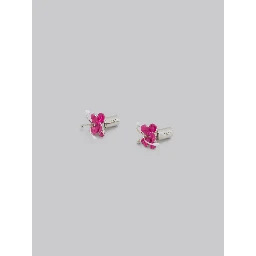 Fuchsia Fibres Earrings