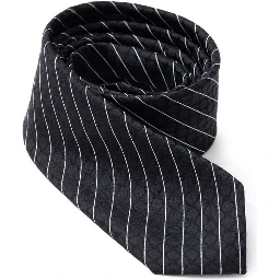 Black Polyester Tie