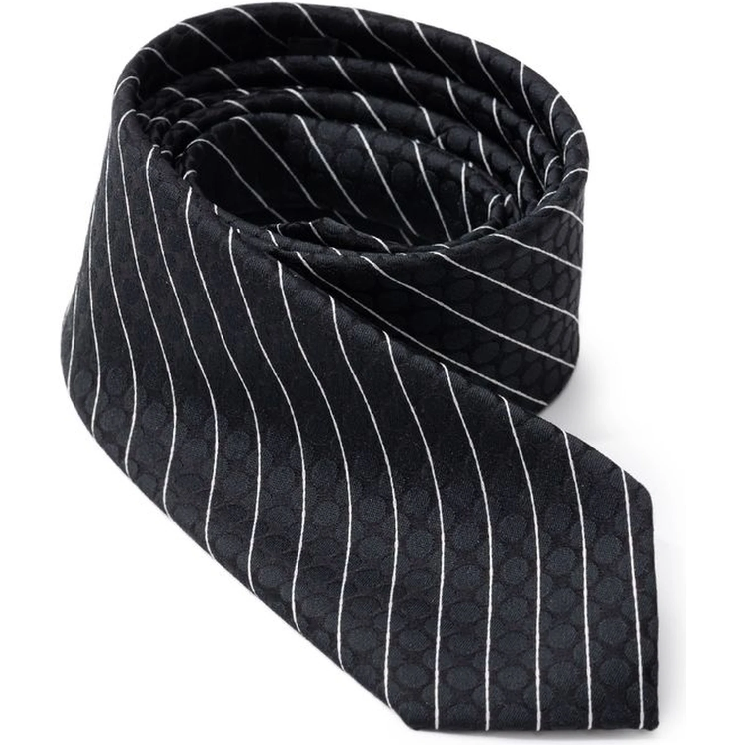Black Polyester Tie