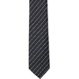 Black Polyester Tie