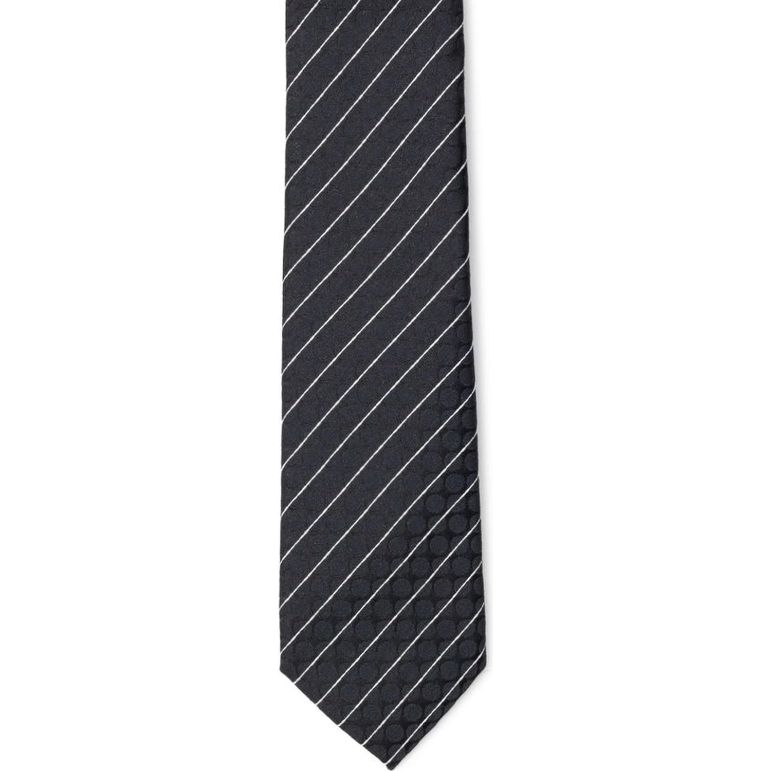 Black Polyester Tie