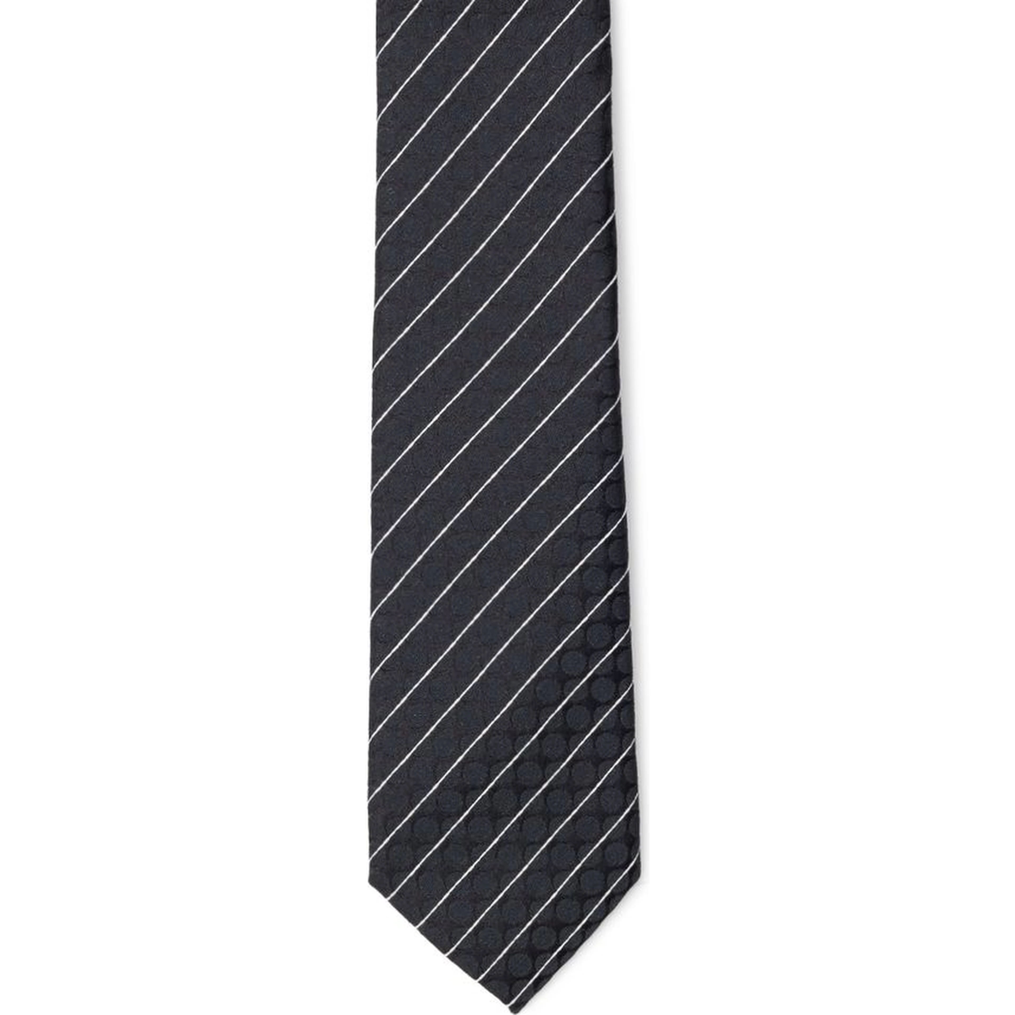 Black Polyester Tie
