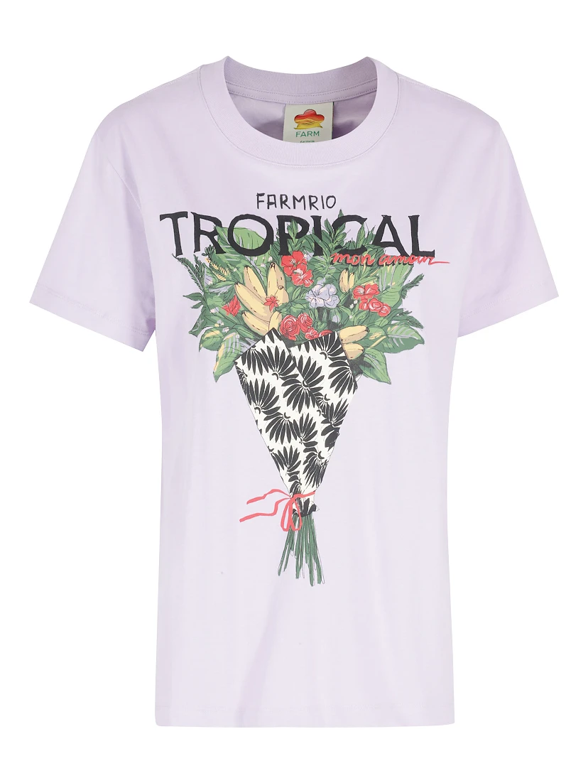 TROPICAL BOUQUET FIT T-SHIRT