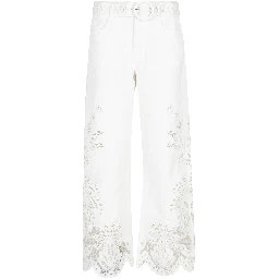 BOHO BEAUTY RICHIELIEU WHITE PANTS