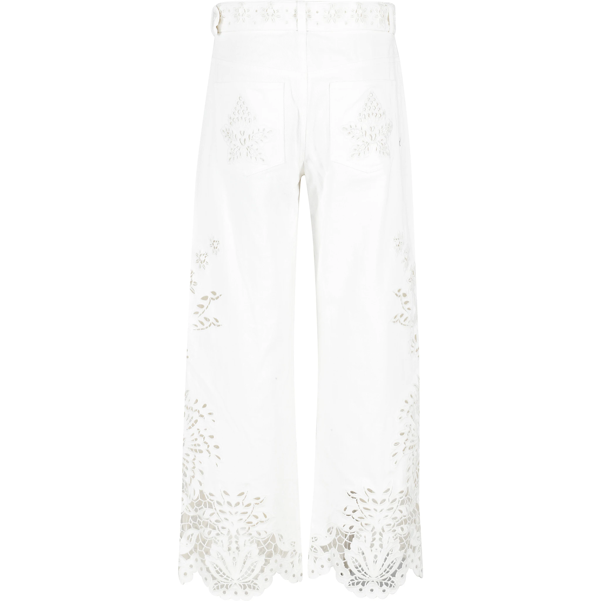 BOHO BEAUTY RICHIELIEU WHITE PANTS
