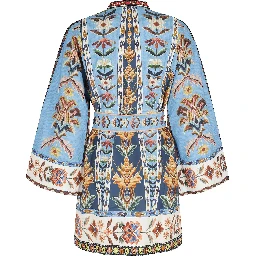 EMBROIDERED MINI DRESS