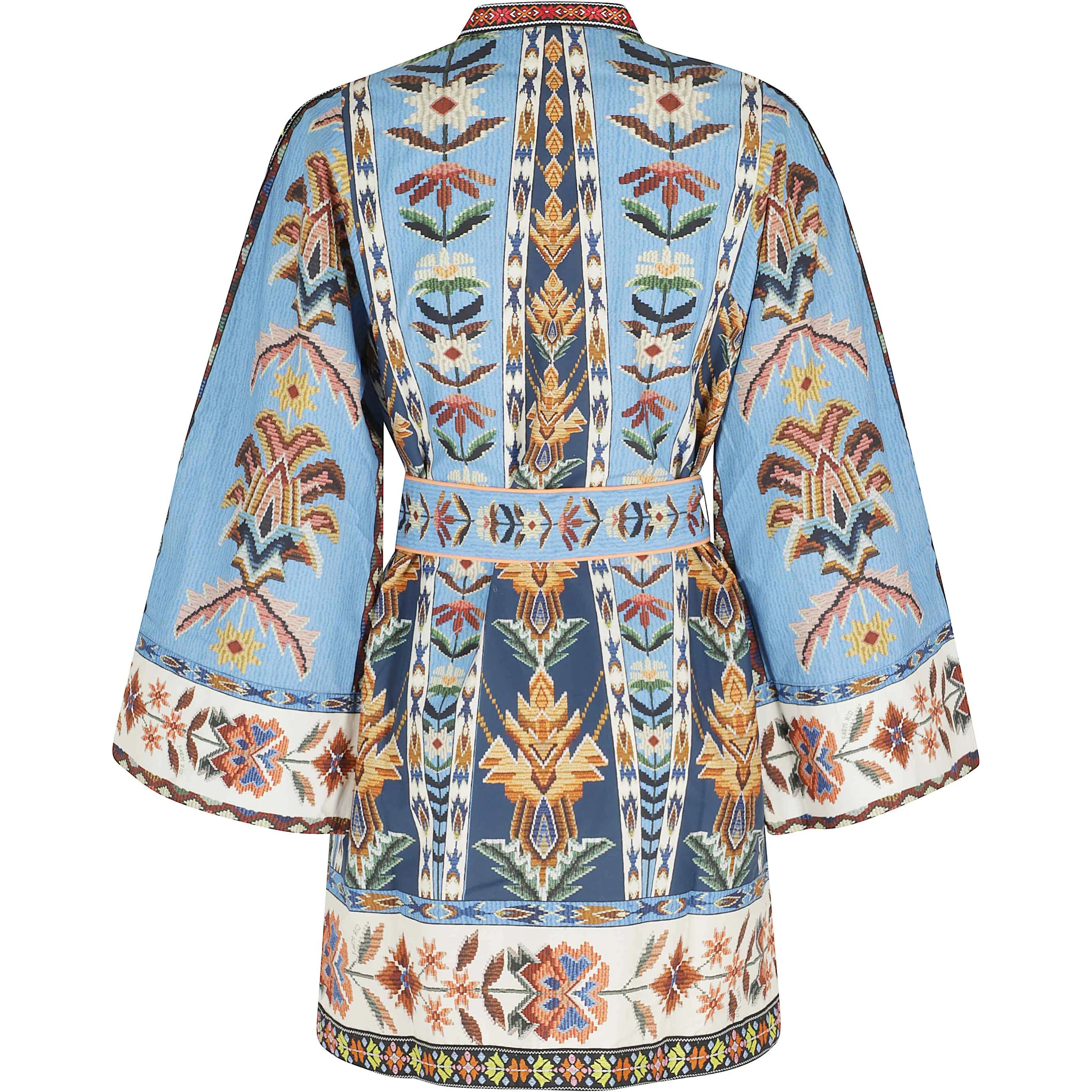 EMBROIDERED MINI DRESS