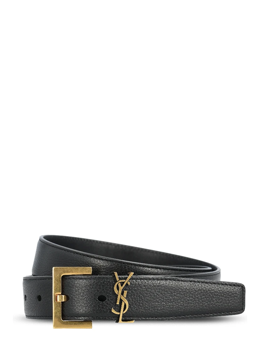 Saint Laurent  Belts Black