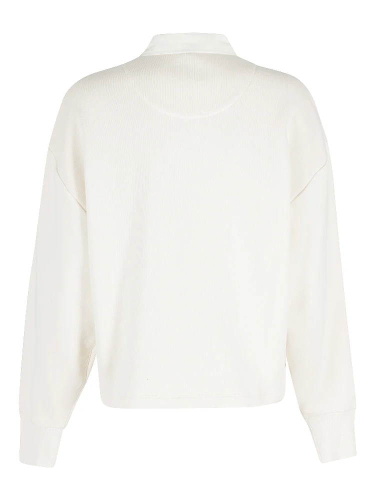 VINTAGE TERRY OVERSIZED POLO SWEATSHIRT alternative