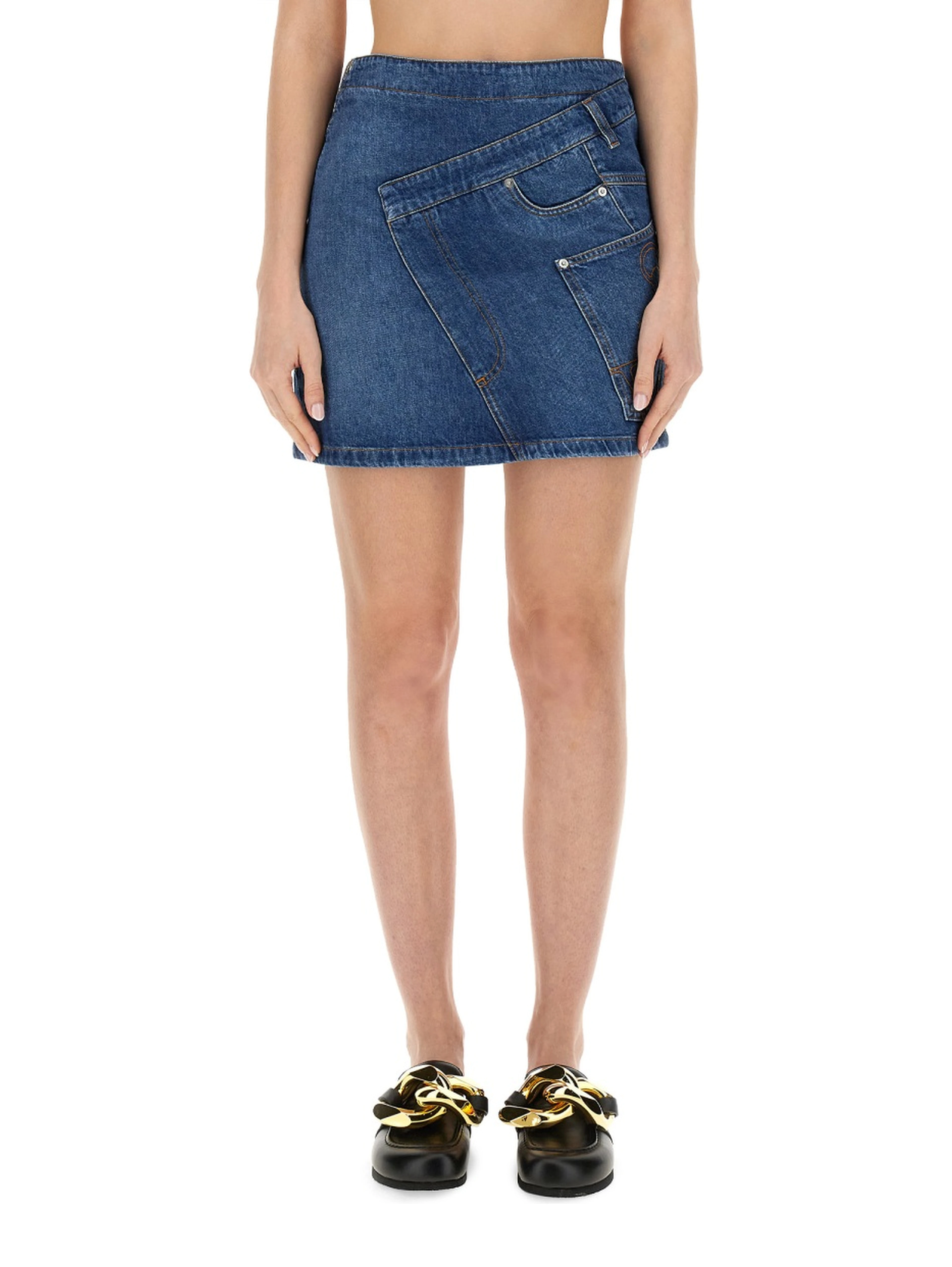 DENIM MINISKIRT