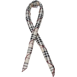 Beige Silk Foulard