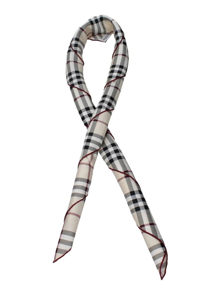 Beige Silk Foulard