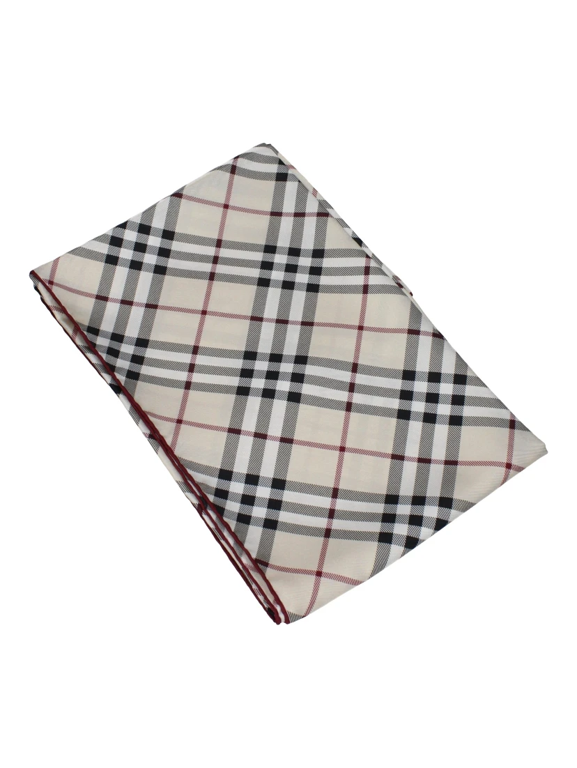 Beige Silk Foulard