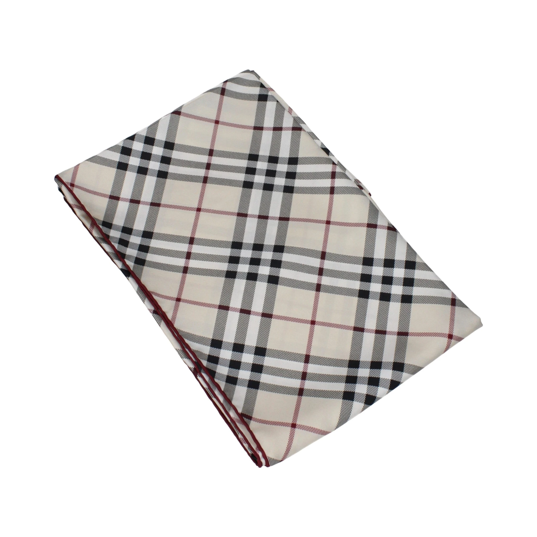 Beige Silk Foulard